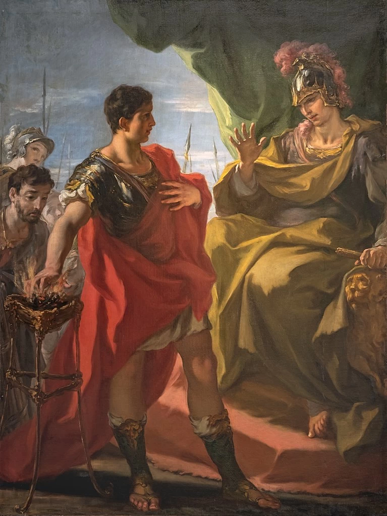 Muzio Scevola prima di Porsenna - Museo del Settecento Veneziano, Ca' Rezzonico, Venezia